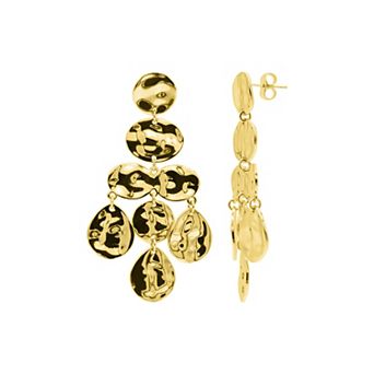 Adornia 14k Gold Tone Cascade Earrings