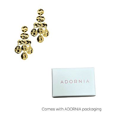 Adornia 14k Gold Tone Cascade Earrings