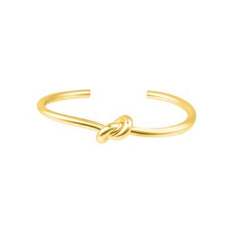 Adornia 14k Gold Tone Knot Cuff Bracelet