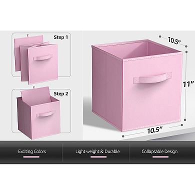 Sorbus 6-Pack 11-in. Foldable Storage Cubes