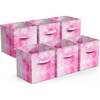 Sorbus 6-Pack 11 in Foldable Storage Cubes