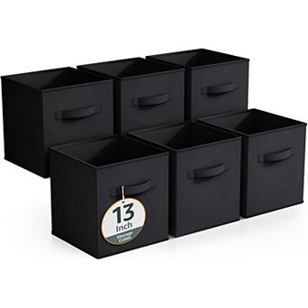 Sorbus 6-Pack 13 in Foldable Storage Cubes