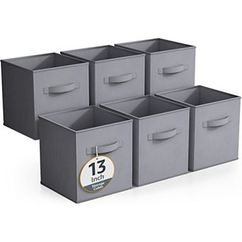 Sorbus 6-Pack 13 in Foldable Storage Cubes