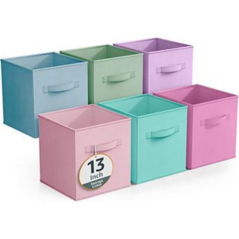 Sorbus 6-Pack 13 in Foldable Storage Cubes