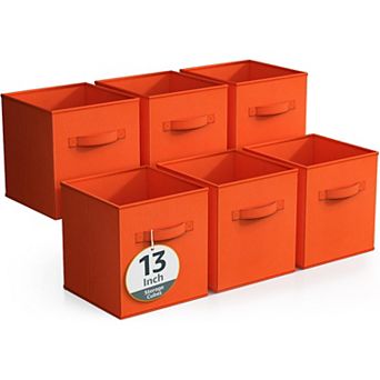 Sorbus 6-Pack 13 in Foldable Storage Cubes
