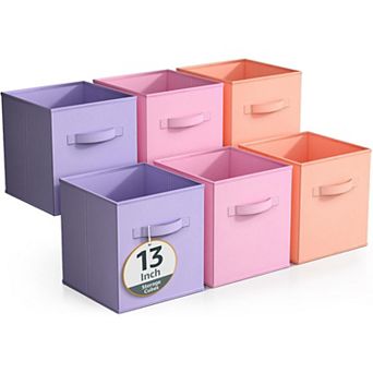 Sorbus 6-Pack 13 in Foldable Storage Cubes