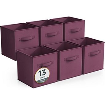 Sorbus 6-Pack 13 in Foldable Storage Cubes