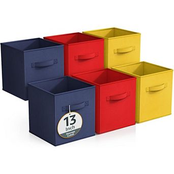 Sorbus 6-Pack 13 in Foldable Storage Cubes