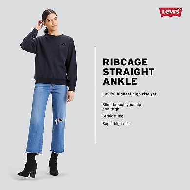 Women's Levi's® Riveted Ribcage Straight Ankle Jeans