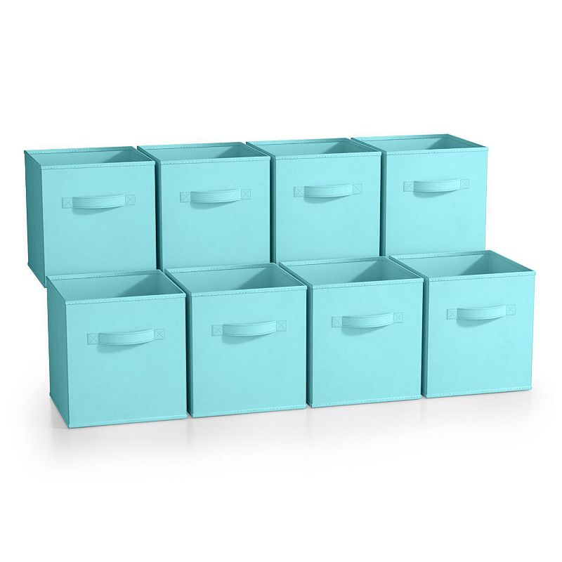 Sorbus 8-Pack 11-in. Foldable Storage Cubes, Blue