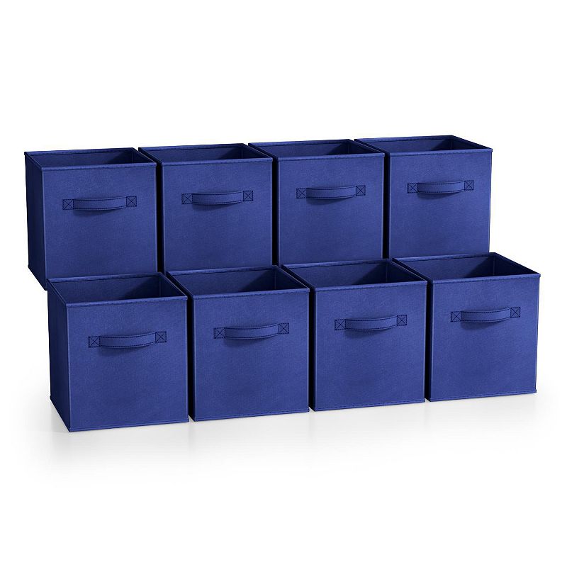Sorbus 8-Pack 11-in. Foldable Storage Cubes, Royal Blue