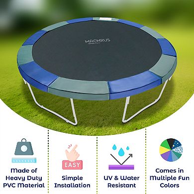 Machrus Upper Bounce Trampoline Super Spring Cover - Safety Pad, Fits Round Frame