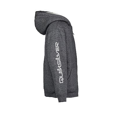 Boys 8-20 Quiksilver Sherpa-Lined Fleece Zip-Up Hoodie