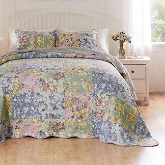 Greenland Home Fashions Emma 3 pc Bedspread Set with Shams