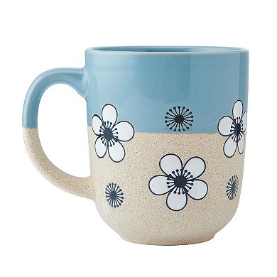 Blue Floral Mug