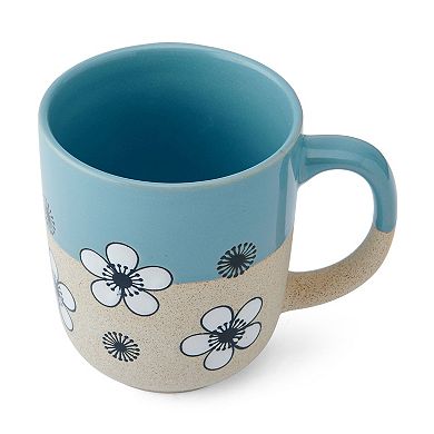 Blue Floral Mug