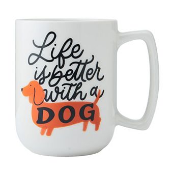 Life is Better with a Dog Latte Mug