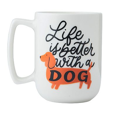 Life is Better with a Dog Latte Mug