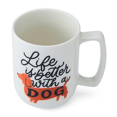 Life is Better with a Dog Latte Mug