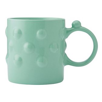 Mint Beaded Embossed Mug