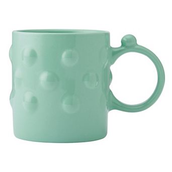 Mint Beaded Embossed Mug