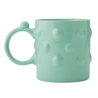 Mint Beaded Embossed Mug