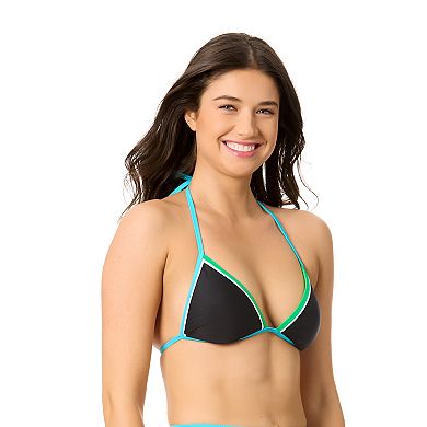 Juniors' Hurley Beach Block Triangle Bikini Swim Top