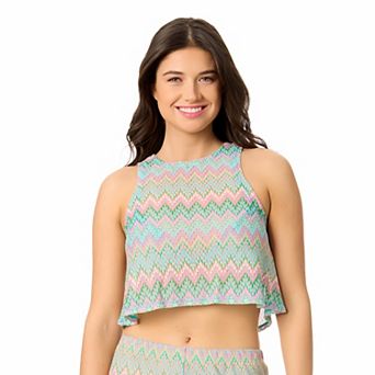 Juniors' Hurley Chevron Knit Tank Swim Cover-Up