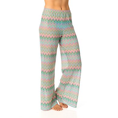Juniors' Hurley Chevron Knit Crochet Beach Cover-Up Pants