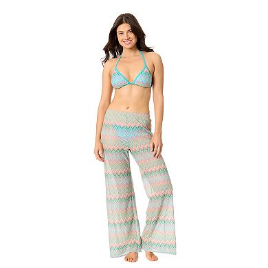 Juniors' Hurley Chevron Knit Crochet Beach Cover-Up Pants