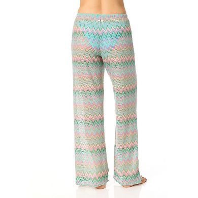 Juniors' Hurley Chevron Knit Crochet Beach Cover-Up Pants