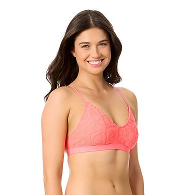 Juniors' Hurley Sea Garden Crisscross Back Bikini Top