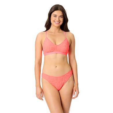 Juniors' Hurley Sea Garden Crisscross Back Bikini Top