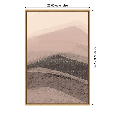 Amanti Art Abstract Mountains by Nilesh Kulkarni Canvas Wall Art