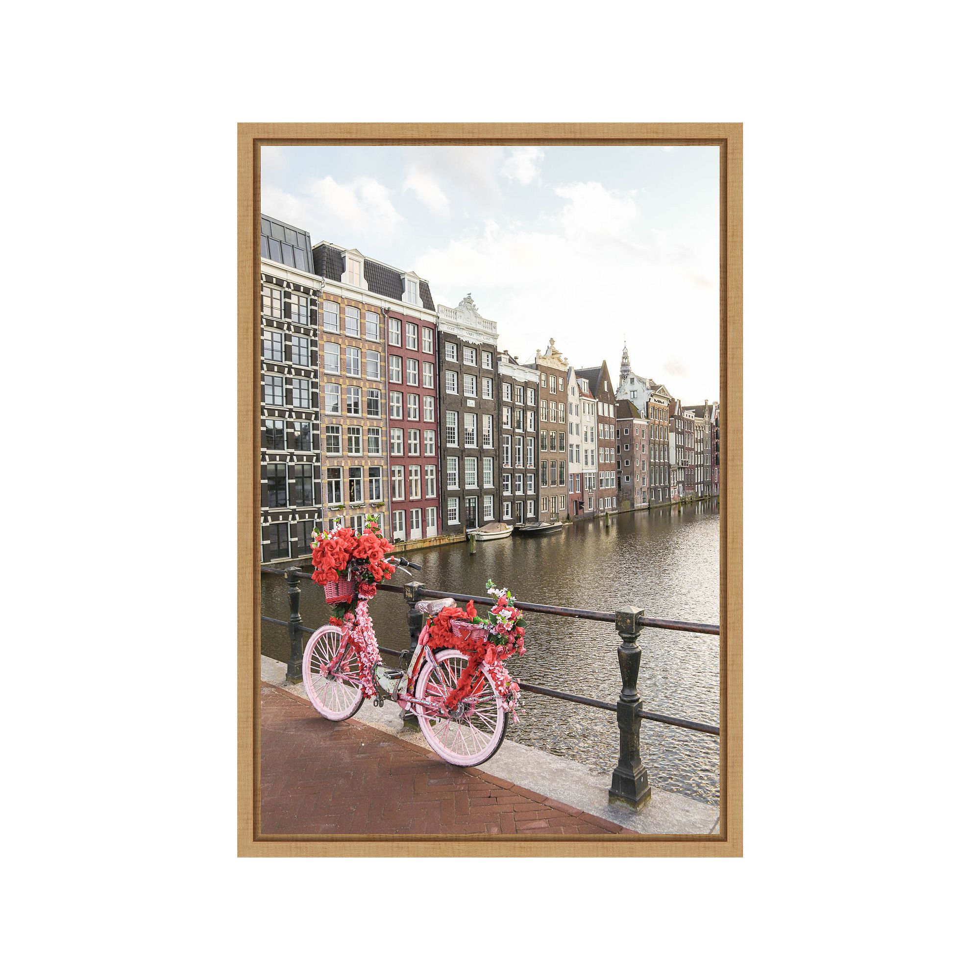 Amanti Art Amsterdam by Henrike Schenk Canvas Wall Art, Brown