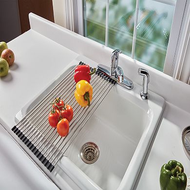 Farberware® Stainless Steel Large Rolling Drying Rack