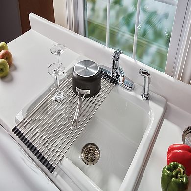 Farberware® Stainless Steel Large Rolling Drying Rack