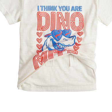 Toddler Boy & Boys 4-12 Jumping Beans® Adaptive "Dino-Mite" Valentine's Day Graphic Tee