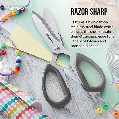 Farberware 10-in-1 Multi-Tool Shears with Edgekeeper Sheath