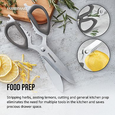 Farberware 10-in-1 Multi-Tool Shears with Edgekeeper Sheath