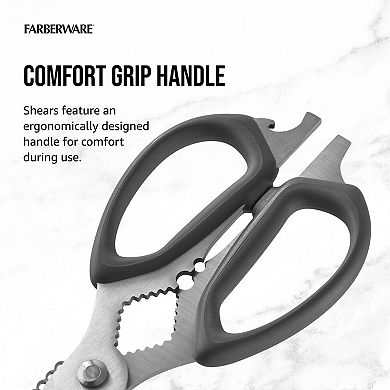 Farberware 10-in-1 Multi-Tool Shears with Edgekeeper Sheath
