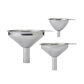 Farberware 3 pc Stainless Steel Funnels