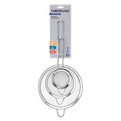 Farberware Professional 3-pc. Stainless Steel Strainers