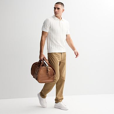 Men's Apt. 9 Short Sleeve Textural Sweater Polo