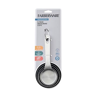 Farberware 5-pc. Pro Stainless Steel Measuring Cup Set