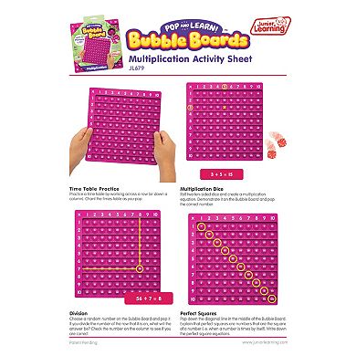 Junior Learning Pop & Learn: Multiplication Bubble Board