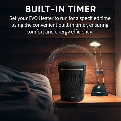 EVO CDH500 Oscillating Ceramic Heater with Digital Display