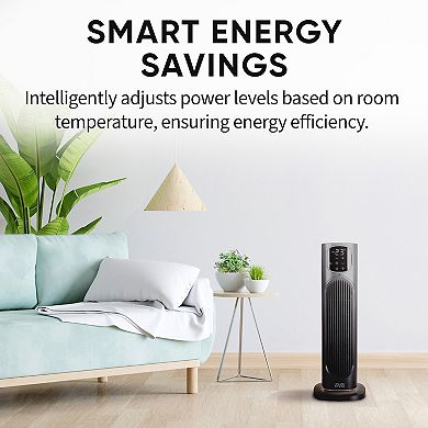 EVO HLCTH750 Digital Tower Ceramic Heater with Remote Control