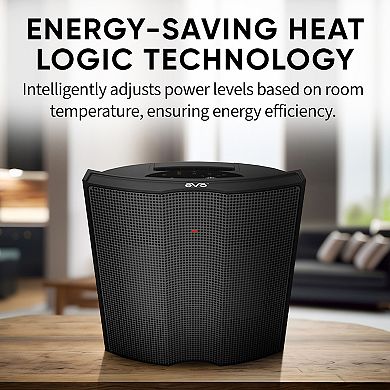 EVO HLTCH610 Twin Ceramic Heat Logic Heater 5 Temperature Settings