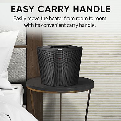 EVO HLTCH610 Twin Ceramic Heat Logic Heater 5 Temperature Settings